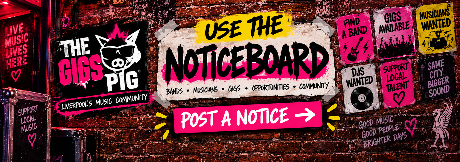 Liverpool bands noticeboard